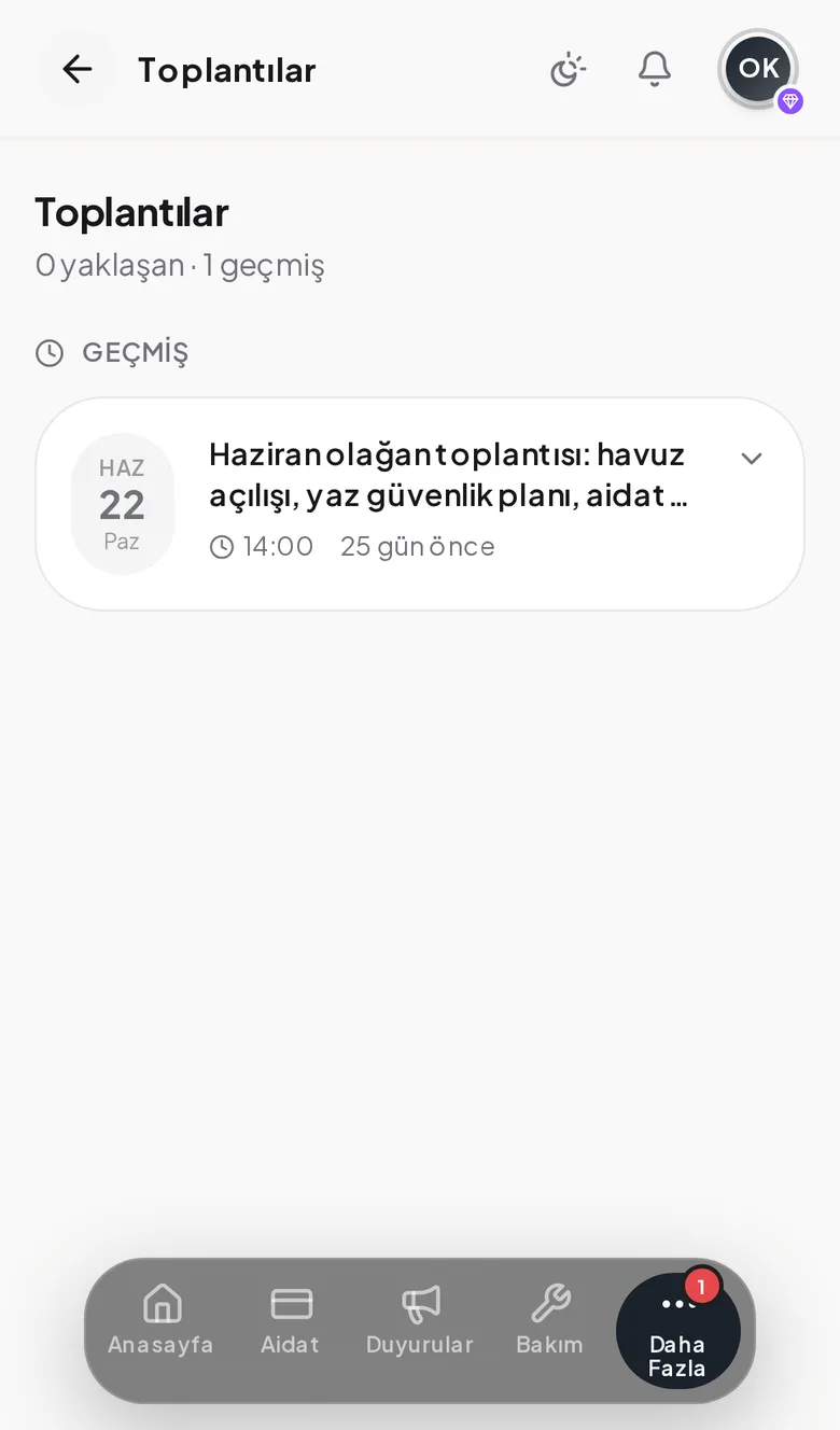 Toplantılar — kararlar kayıt altında